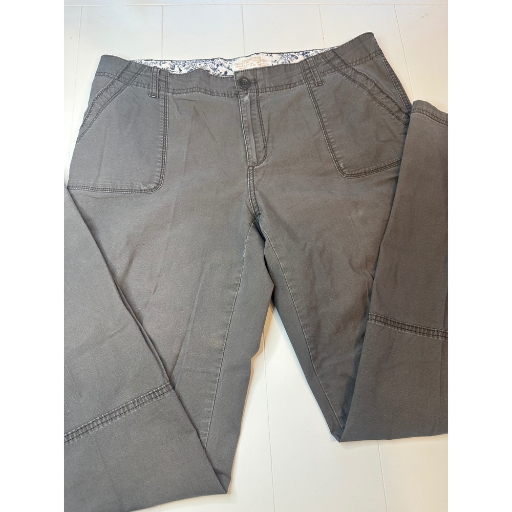 Eddie Bauer Ripstop Pants Womens 14T Grey Good Utility Gorpcore 22307912 - Picture 10 of 11